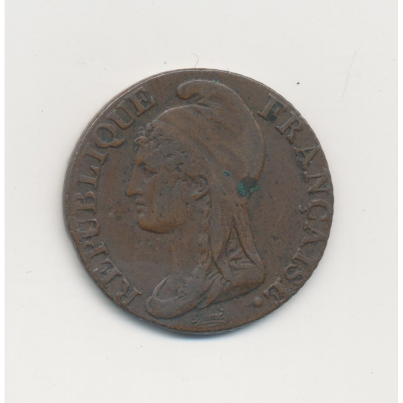 5 Centimes Dupré - AN 4 A Paris - TB+ - Petit module