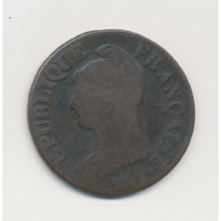 5 Centimes Dupré - AN 7 A Paris - B/TB - Grand module
