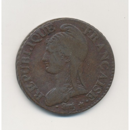 5 Centimes Dupré - AN 7 D Lyon - TB/TTB - Grand module