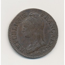 5 Centimes Dupré - AN 7 W Lille - avec accent E République - Grand module 2