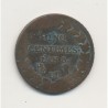 5 Centimes Dupré - AN 8 BB Strasbourg - B/TB - Grand module 
