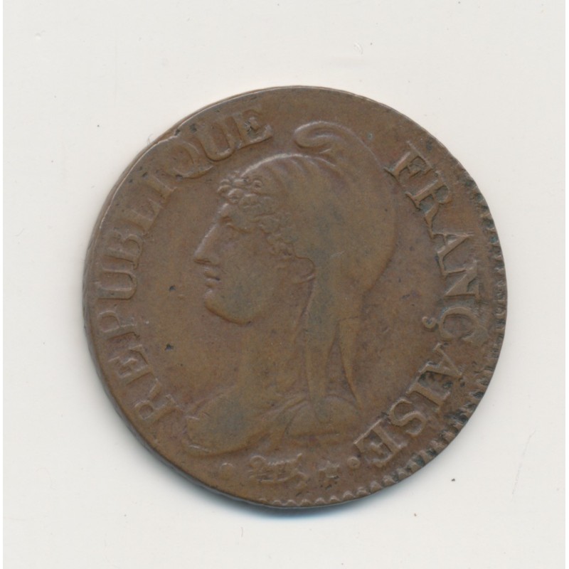 5 Centimes Dupré - AN 8 K Bordeaux - TTB+ - Grand module