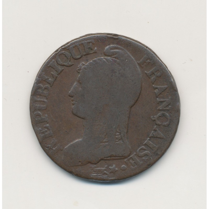 5 Centimes Dupré - AN 9 G Genève - TB/TB+ - Grand module