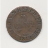 5 Centimes - 1812 C Cassel - TTB - Wesphalie - Napoléon Empereur