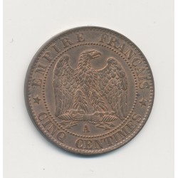 5 Centimes - 1854 A Paris - Napoléon III Tête nue - SPL+ 2