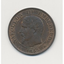 5 Centimes - 1855 A Paris ( ancre ) - Napoléon III Tête nue - SUP+
