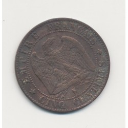 5 Centimes - 1855 K Bordeaux - Napoléon III Tête nue - TB+ 2