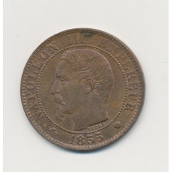 5 Centimes - 1855 MA Marseille ( ancre ) - Napoléon III Tête nue - SUP+