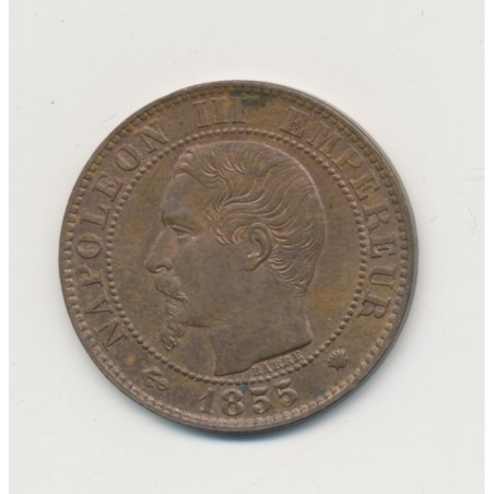 5 Centimes - 1855 MA Marseille ( ancre ) - Napoléon III Tête nue - SUP+