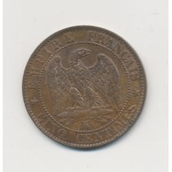5 Centimes - 1855 MA Marseille ( ancre ) - Napoléon III Tête nue - SUP+ 2
