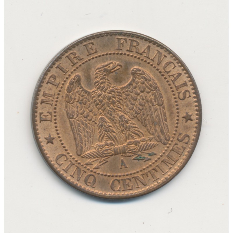 5 Centimes - 1862 A Paris - Napoléon III Tête laurée - SPL