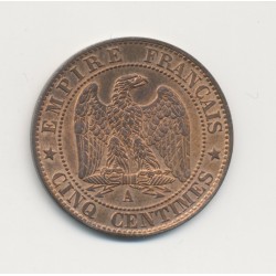 5 Centimes - 1864 A Paris - Napoléon III Tête laurée - SUP 2