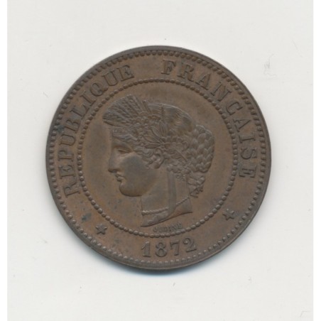 5 Centimes - 1872 A Paris - Cérès - SUP+