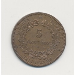 5 Centimes - 1875 A Paris - Cérès - SUP+ 2