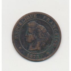 5 Centimes - 1875 K Bordeaux - Cérès - TB