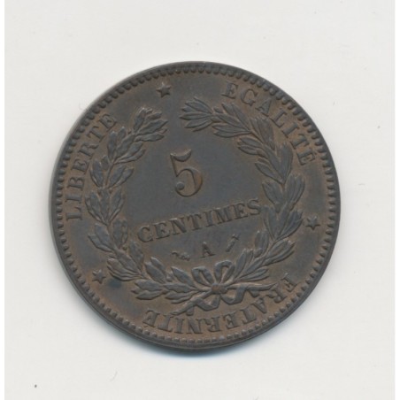 5 Centimes - 1881 A Paris - Cérès - SUP+