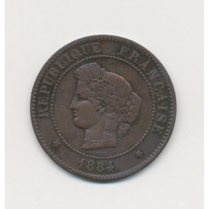 5 Centimes - 1884 A Paris - Cérès - TB+