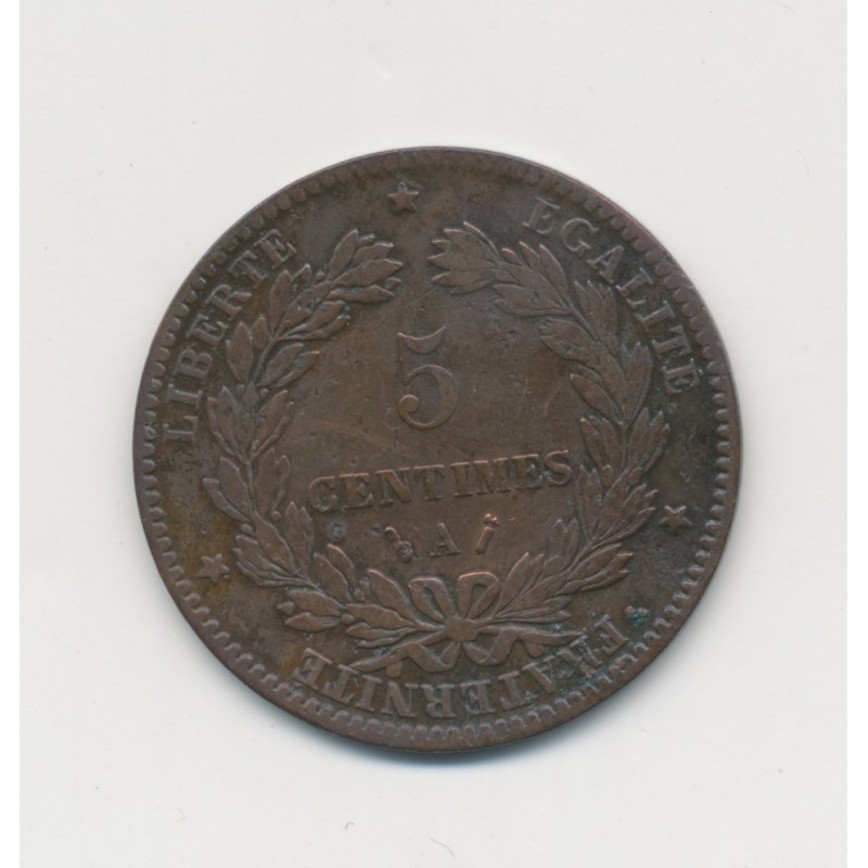 5 Centimes - 1884 A Paris - Cérès - TB+