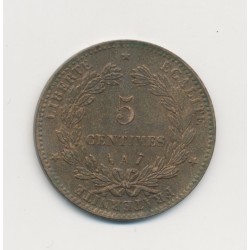 5 Centimes - 1885 A Paris - Cérès - SUP+ 2
