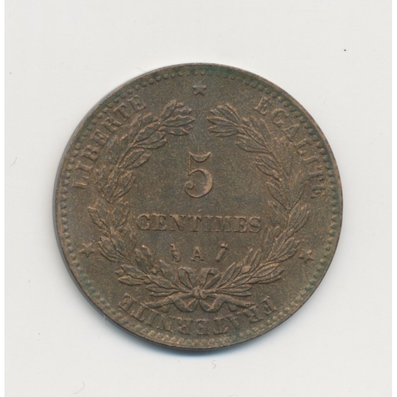 5 Centimes - 1885 A Paris - Cérès - SUP+