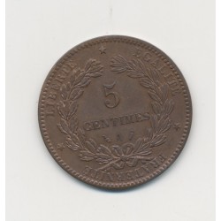 5 Centimes - 1888 A Paris - Cérès - SUP+ 2