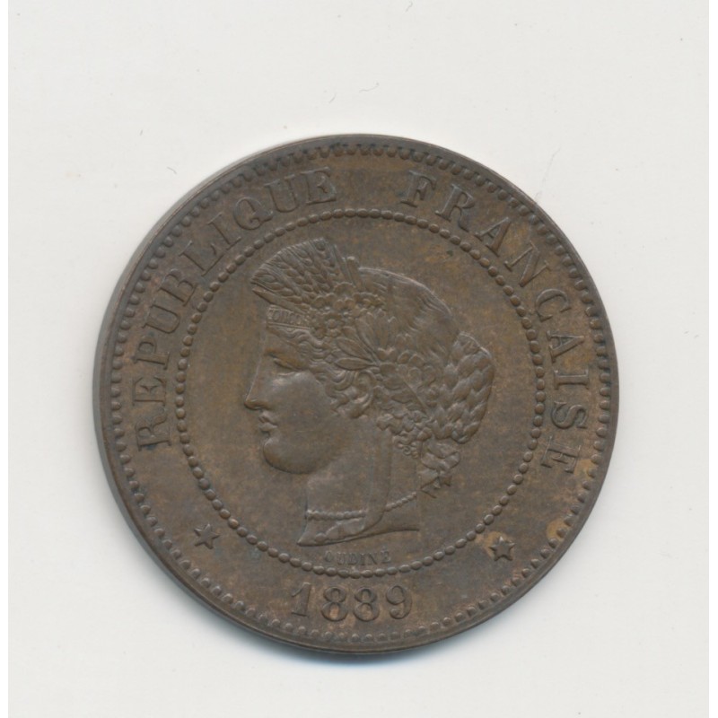 5 Centimes - 1889 A Paris - Cérès - SUP+