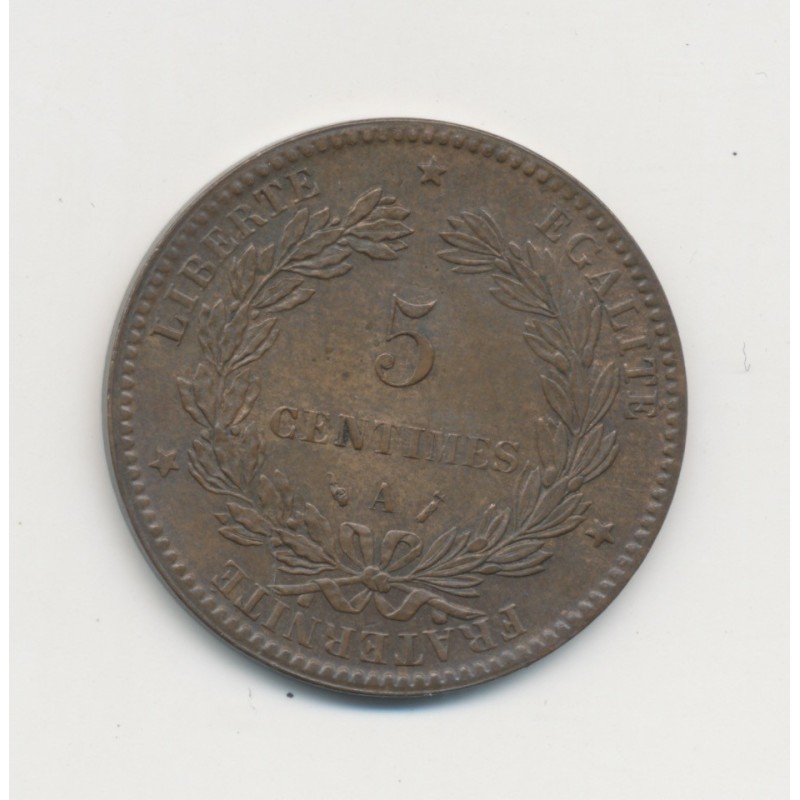 5 Centimes - 1889 A Paris - Cérès - SUP+