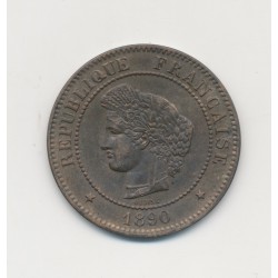 5 Centimes - 1890 A Paris - Cérès - SUP