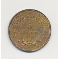 5 Centimes - 1896 A Paris ( faisceau) - Cérès - SPL 2