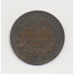 5 Centimes - 1897 A Paris (torche) - Cérès - B/TB 2