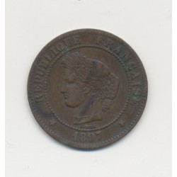 5 Centimes - 1897 A Paris (torche) - Cérès - TTB