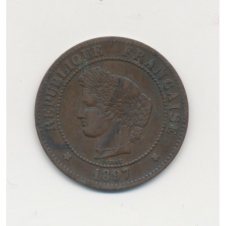 5 Centimes - 1897 A Paris (torche) - Cérès - TTB