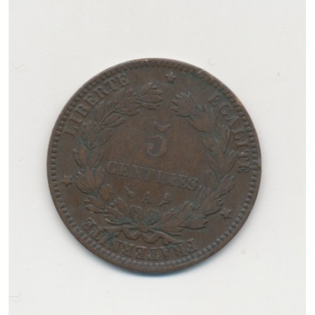 5 Centimes - 1897 A Paris (torche) - Cérès - TTB