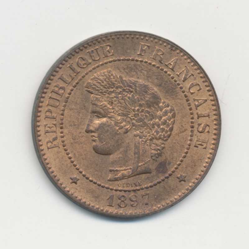 5 Centimes - 1897 A Paris (torche) - Cérès - SPL+