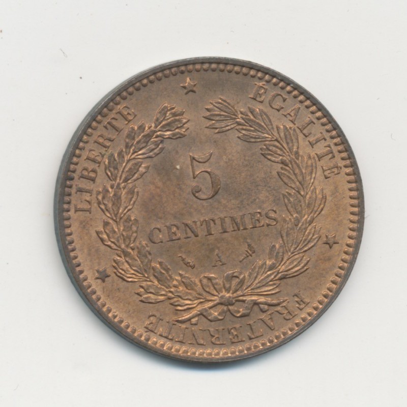 5 Centimes - 1897 A Paris (torche) - Cérès - SPL+