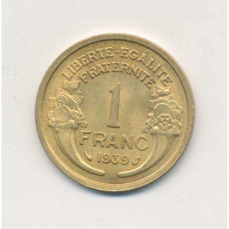 1 Franc Morlon - 1939 - SUP+