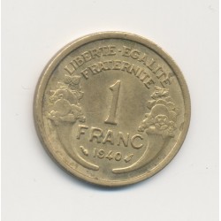 1 Franc Morlon - 1940 - TTB+