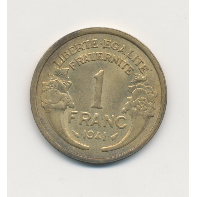 1 Franc Morlon - 1941 - SUP