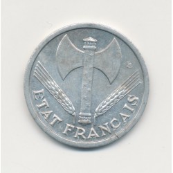 1 Franc Francisque - 1943 - légère - alu - SUP+ 2