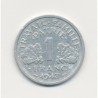 1 Franc Francisque - 1943 B - légère - alu - TTB
