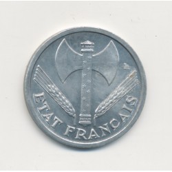 1 Franc Francisque - 1944 - légère - alu - SUP+ 2