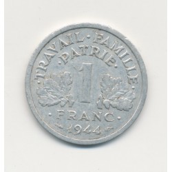 1 Franc Francisque - 1944 C - légère - alu - TTB