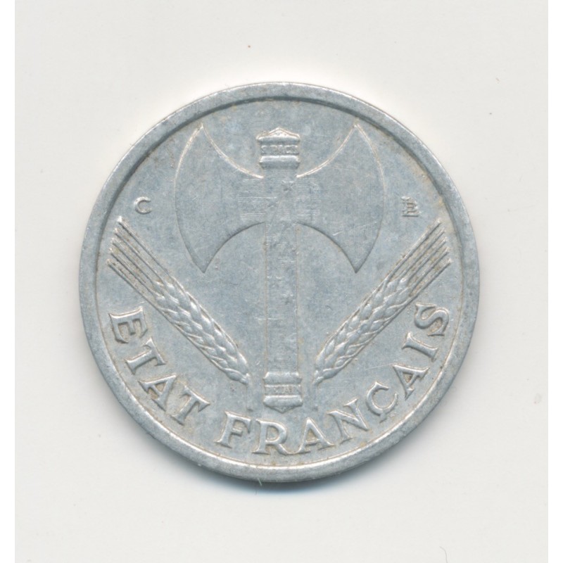 1 Franc Francisque - 1944 C - légère - alu - TTB