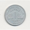 1 Franc Francisque - 1944 C - légère - alu - TTB+