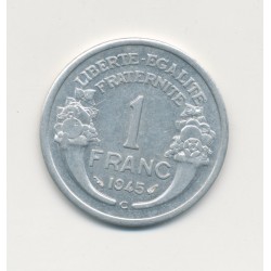 1 Franc Morlon - 1945 C - légère - alu - SUP+