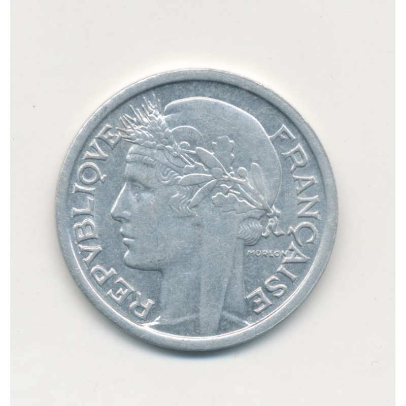 1 Franc Morlon - 1945 C - légère - alu - SUP+