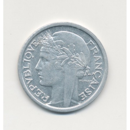 1 Franc Morlon - 1945 C - légère - alu - SUP+