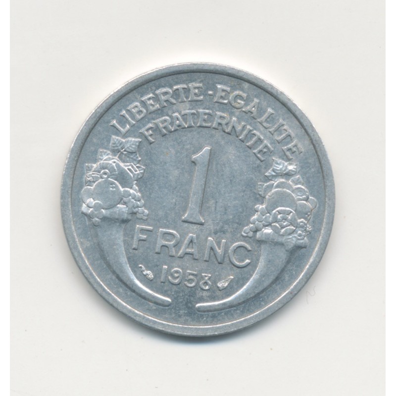 1 Franc Morlon - 1958 - légère - alu - SUP+