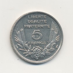 5 Francs bazor - 1933 - TTB+