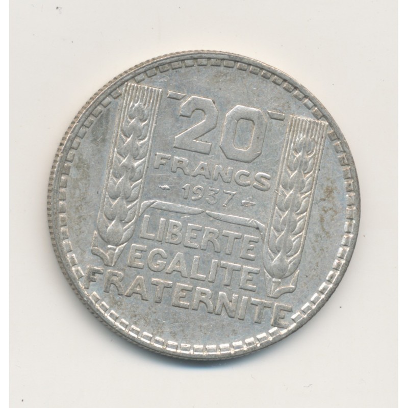 20 Francs Turin - 1937 - TTB